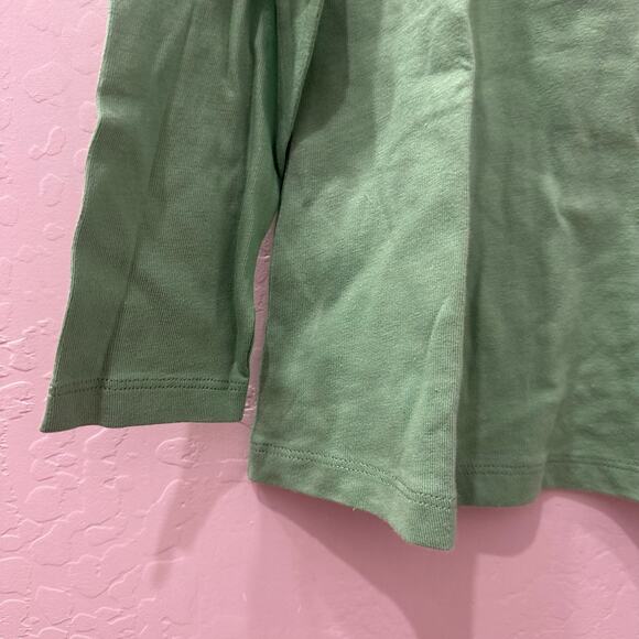 NWT Kite Green Appliqué Bird Long Sleeve Shirt & Pink Polka Dot Leggings Outfit - Picture 4 of 8